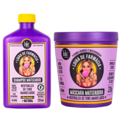 Lola Cosmetics Kit Shampoo + Mascara Matizadora Loira De Farmácia