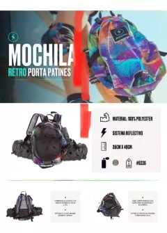 Mochila porta rollers hotsell