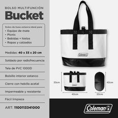 Imagen de Bolso Bucket Multifunción Coleman Estanco Matero 40x33x20 Cm
