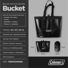 Bolso Bucket Multifunción Coleman Estanco Matero 40x33x20 Cm - HURLINBOX