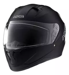 Casco Integral Mac M67 Bass Solid Mate Negro Moto Urbano