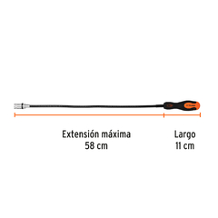 Imán Extensible Flexible Con Led 58cm Truper 15326 en internet