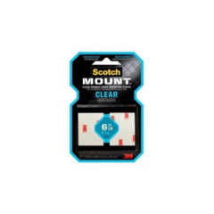 Scotch Mount Tiras De Montaje Transparente Bifaz 3m 410h-st