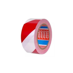 Cinta Demarcatoria Rojo Y Blanco 66mts X 50mm Tesa