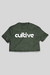 Cropped Cultive Oversized Verde
