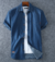 Camisa jeans de algodão manga curta - comprar online