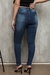 Calça Jeans Skinny Feminina Básica Lavagem Média Azul - loja online