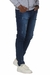 Calça Jeans Média Com Puídos Masculina Azul - We Happy Shop