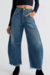 Imagem do Calça Jeans Feminina cintura alta Barrel Leg