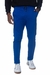 Calça Jogger Moletom Bolsos Básica Masculino Azul