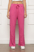 Calça Pantalona de Viscolycra com bolsos Rosa - comprar online