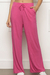 Calça Pantalona de Viscolycra com bolsos Rosa
