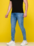 Calça Jeans Masculina Super Skinny Marmorizada Fashion Moda Lavagem Clara - comprar online