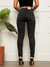 Calça Jeans Skinny Feminina Preta Cintura Alta Premium - loja online