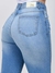 Calça Jeans Feminina Wide Leg Cintura Alta Azul Claro - We Happy Shop