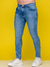 Calça Jeans Masculina Super Skinny Marmorizada Fashion Moda Lavagem Clara - loja online