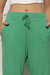 Calça Pantalona de Viscolycra com bolsos Verde - comprar online