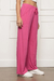 Calça Pantalona de Viscolycra com bolsos Rosa - loja online