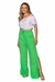 Calça Pantalona Viscose Fenda Zipituka Verde - loja online
