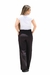 Calça Pantalona de Viscolycra com bolsos Preto - loja online