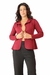 Blazer Feminino Social Moderno Neoprene Vinho