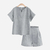 Conjunto Shorts e camisa de linho de algodão feminino - comprar online
