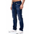 Calça Jeans Masculina Streetwear com Bolsos e Corte Reta Azul - We Happy Shop