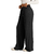 Calça Moletom Wide leg Forrada Yoga StreetWear Cintura alta com Vinco Coloridas - comprar online