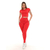 Imagem do Conjunto Feminino Moda Fitness Para Academia Calça E Cropped Estampa Modelo 3D