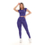 Conjunto Feminino Moda Fitness Para Academia Calça E Cropped Estampa Modelo 3D - loja online