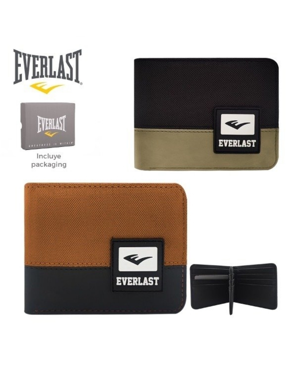 Billetera 27217 Bicolor Everlast