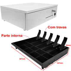 Gaveta de Dinheiro Branca Em MDF na internet