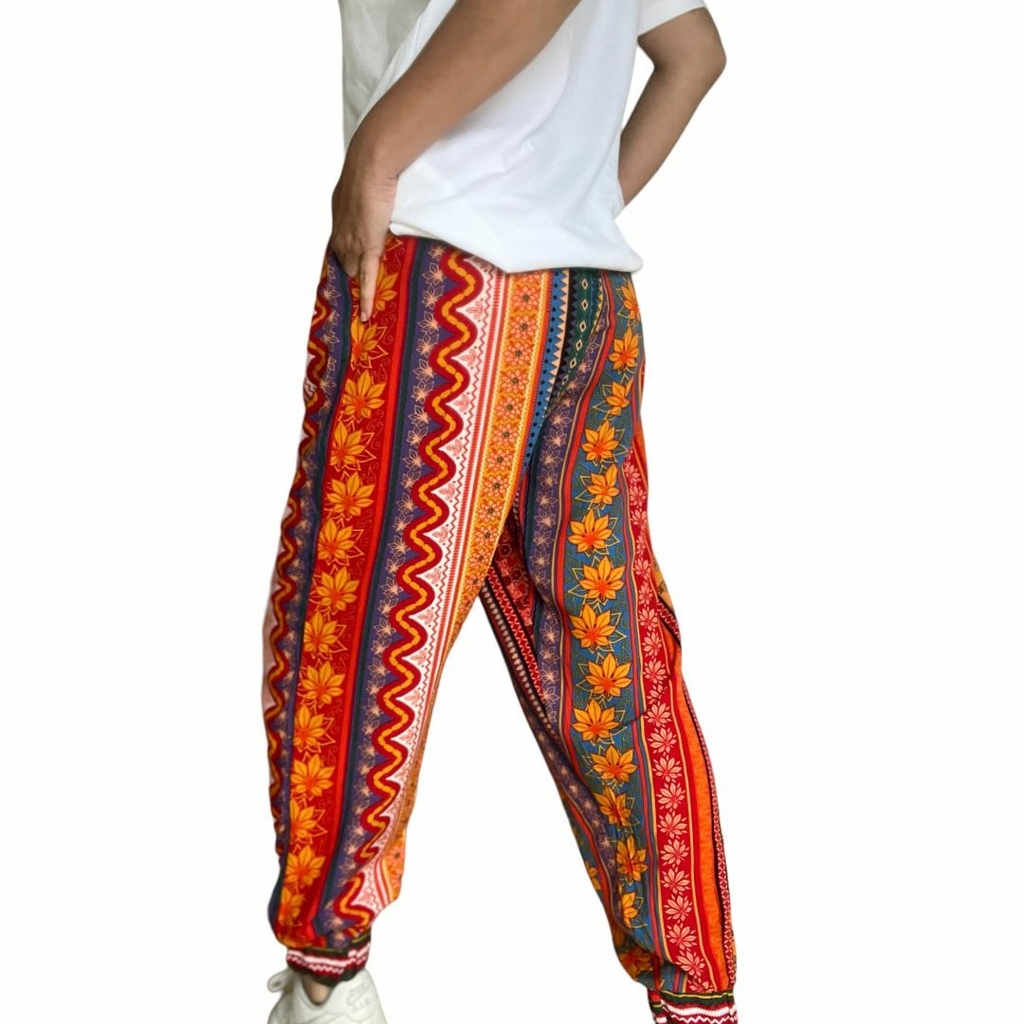 Calça jogger best sale colorida