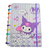 Caderno de Disco Sanrio A4 11 Discos My Melody Cinnamoroll Kuromi Pochacco - Bailarina de Papel