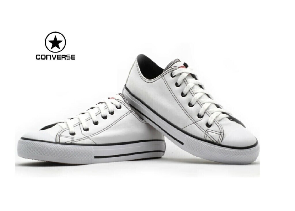 Tenis Feminino Converse All Star Couro Branco Tamanho:35 (Courino_BR35)