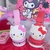 Hello Kitty Fone de Ouvido Sem Fio Bluetooth, Headsets Stereo com Microfone