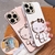 Capa para Celular Sanrio Hello Kitty Com Suporte Espelho para iPhone 11, 12, 13, 14 Pro Max, Mini, XR, XS, X, 8, 7, 6