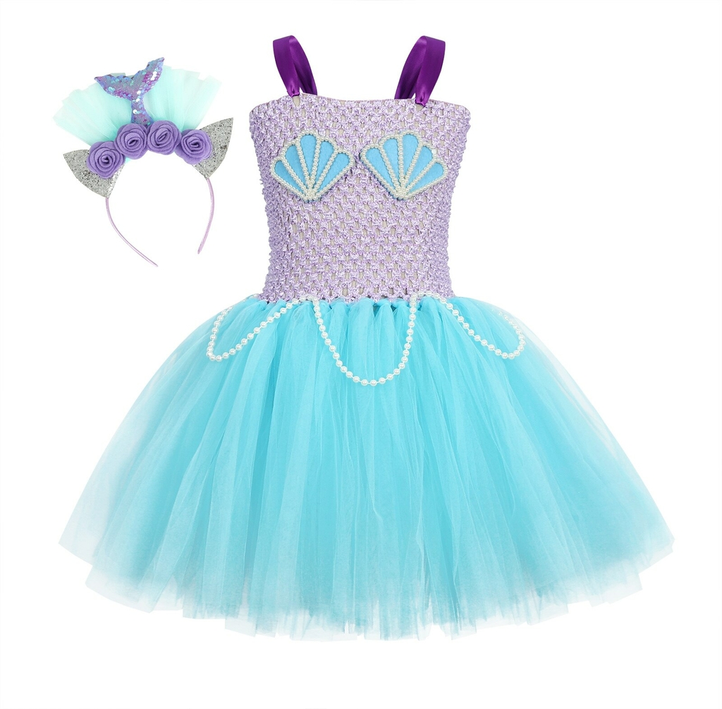 Vestido pequena best sale sereia disney