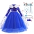 Vestido Frozen Elsa Cosplay Dress Fantasia Menina Anna Halloween Festa de Aniversário