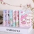 24pcs Sanrio Caderninho de Adesivos DIY chaveiro Kuromi Cinnamoroll