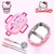 Sanrio Hello Kitty Lancheira de Aço Inoxidável Portátil, Kawaii Anime, Girl S