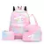 Mochila, Lancheira e Estojo Sanrio Cinnamoroll, Bolsa Estudantil Conjunto com 3 peças - Bailarina de Papel