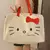 Bolsa Sanrio Hello Kitty Bolsa De Viagem, Kawaii, Grande Capacidade