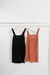 559- Vestido de lino arrugado bretel elastico y lazo atras - comprar online