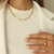 Choker Elos Grandes Banho Ouro 18K - loja online