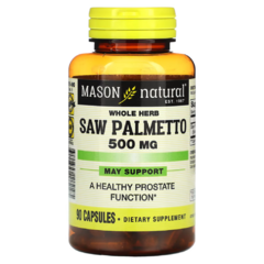 Saw Palmetto 500 mg | Mason Natural