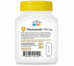 Niacinamide 500 mg | 21st Century | 110 tablets - VitaShop