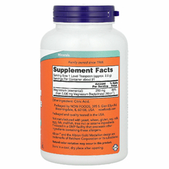 Bisglicinato de Magnesio 250mg | Now Foods - comprar online