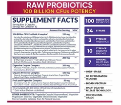 Women's Raw Probiotic 100 Billion CFU en internet