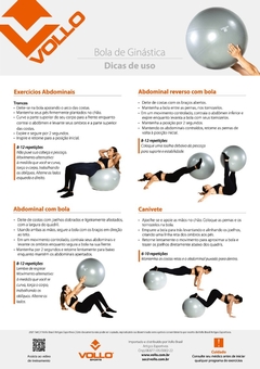 Bola de Ginástica para Pilates e Yoga com Bomba - Casa São Paulo